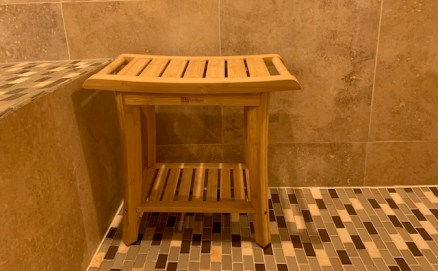 Bambooshowerbench